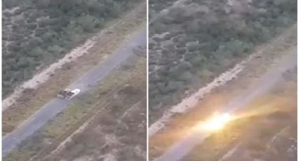 VIDEO: Así fue el enfrentamiento entre cárteles que captó un dron