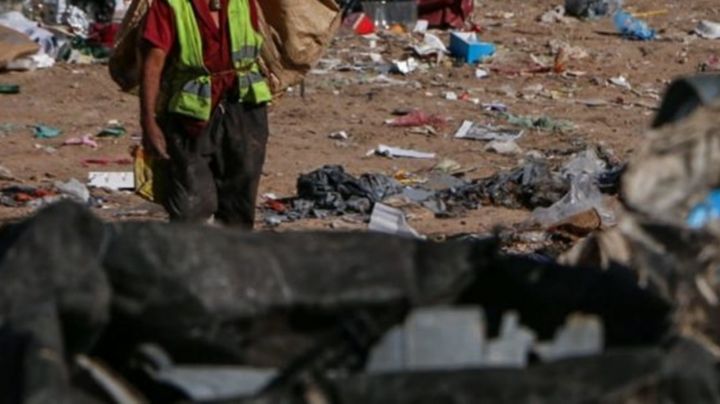 VIDEO | En bolsas de plástico, pepenador en El Huixmí encuentra feto humano