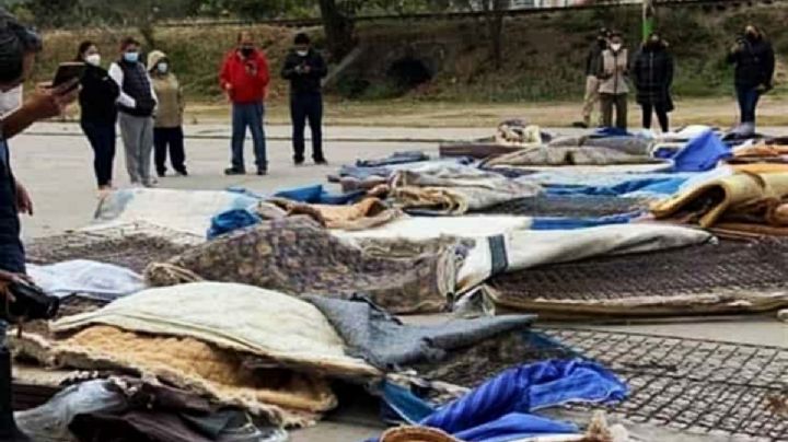 Denuncian ante la Auditoría compra de colchones reciclados para damnificados de Tula