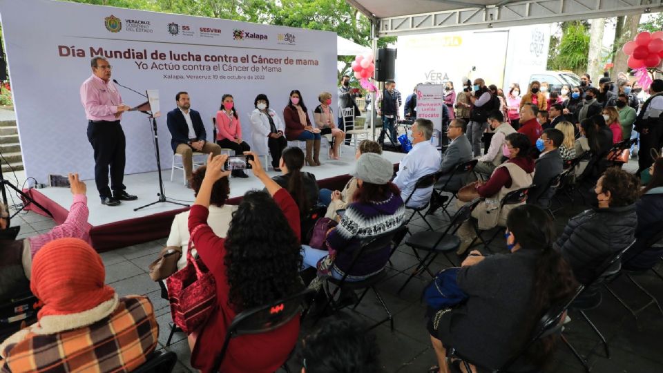 Inauguración de la feria de la salud en Xalapa