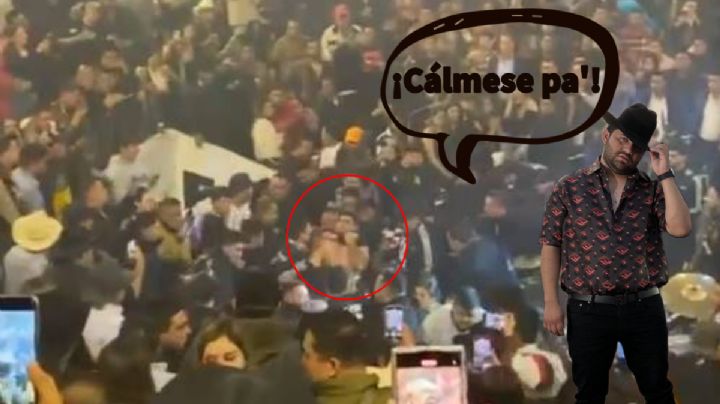 VIDEO | ¡Cálmese pa´! Se arma la campal en el Palenque de Pachuca de Luis R. Conríquez