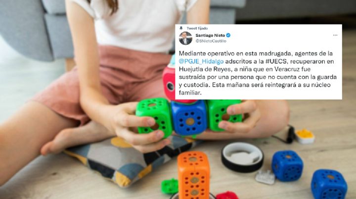 Padre sustrae a su hija en Papantla y PGJEH la rescata en Huejutla