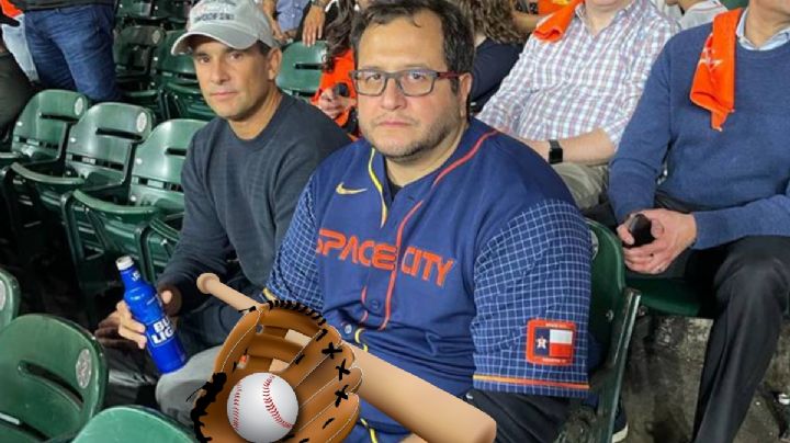José Ramón López Beltrán, hijo de AMLO, ahora visto en el Astros vs Yankees