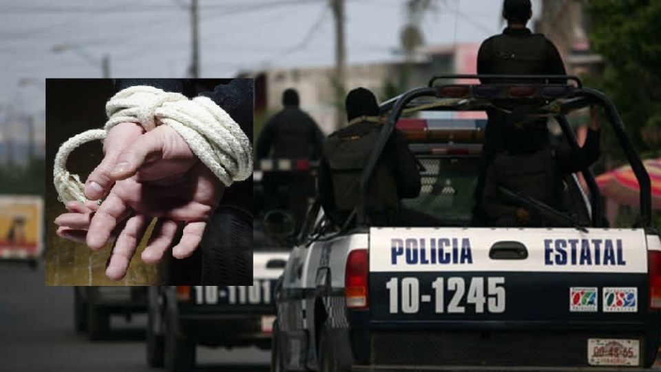 Elementos de la SSP acudieron para resguardar a una persona que escapó de secuestradores en Veracruz