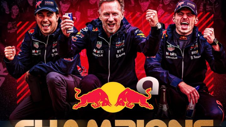 Verstappen y Checo Pérez le dan el campeonato de constructores a Red Bull en la F1
