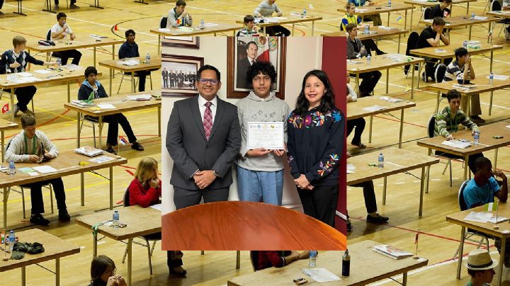 Joven xalapeño participará en olimpiada de matemáticas en Singapur