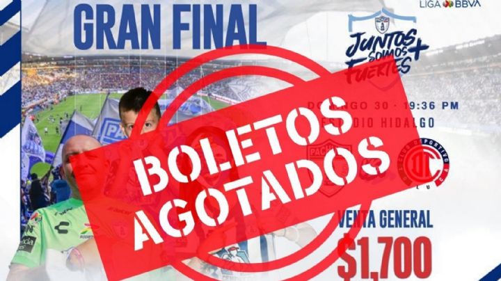 ¡Volaron! En apenas unas horas se agotan boletos para la final Pachuca vs Toluica