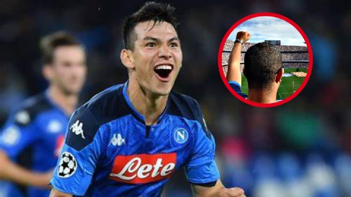 Sorprendente ovación en Italia a "El Chuky" Lozano en el Diego Maradona