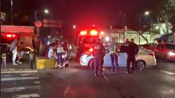 VIDEO: Pipa con 22 mil litros de gasolina embiste un auto en Río Churubusco