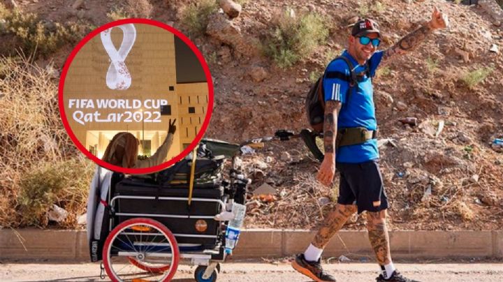 Aficionado que camina rumbo a Qatar para ver el Mundial termina en la cárcel