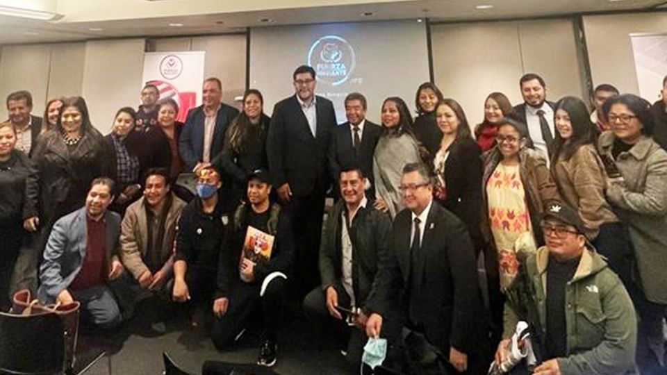 Jaime Lucero, presidente de Fuerza Migrante, agradeció que el magistrado presidente aceptara la invitación a dialogar con la comunidad migrante en Nueva York y escuchar los problemas que enfrentan para ejercer sus derechos políticos fuera del territorio nacional.