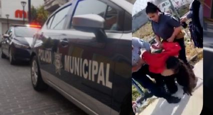 ¿Abuso policial o señora finge desmayo para eludir la justicia? | VIDEO