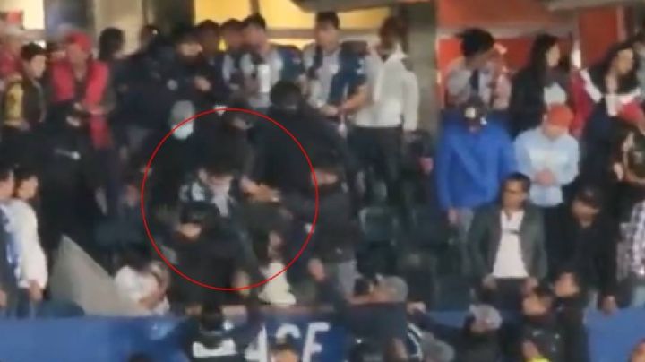 VIDEO | Conato de bronca en palco del Estadio Hidalgo durante la final Pachuca vs Toluca