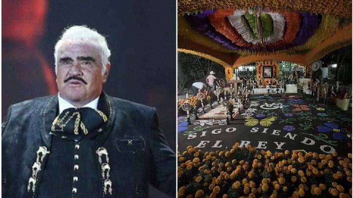 VIDEO: ¿Cómo es el altar en honor de Vicente Fernández?