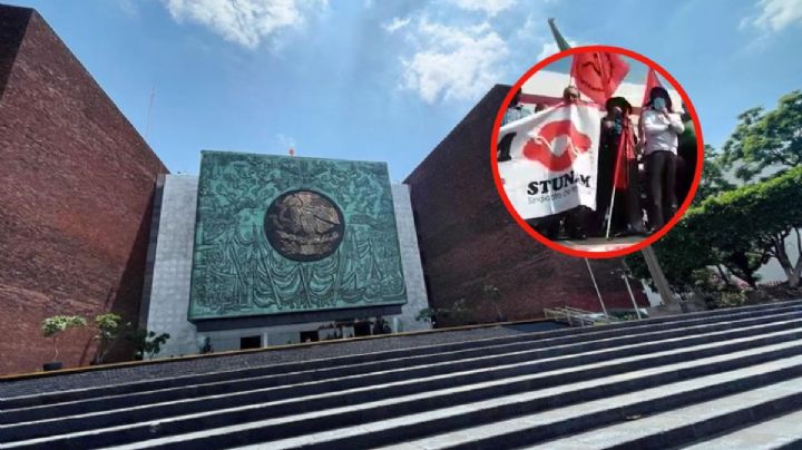 ¿Por qué están protestando los trabajadores del STUNAM en la Cámara de Diputados?