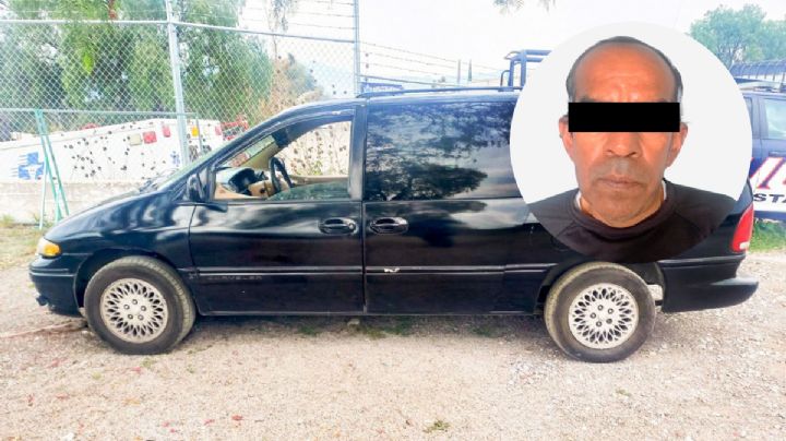 En una Voyager sobre Ixmiquilpan Jorge Luis llevaba 10 migrantes; fue detenido