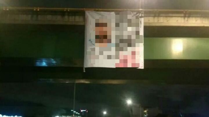 Narcomantas tapizan la CDMX, según informe de Sedena