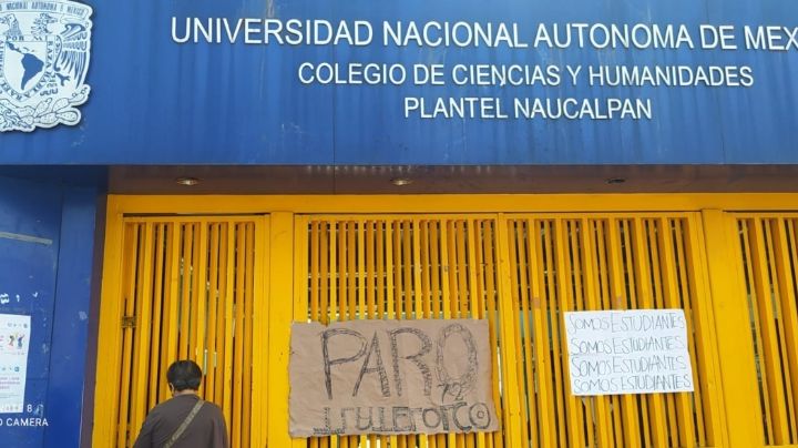 CCH Naucalpan y FES Aragón se van a paro de labores por 72 horas