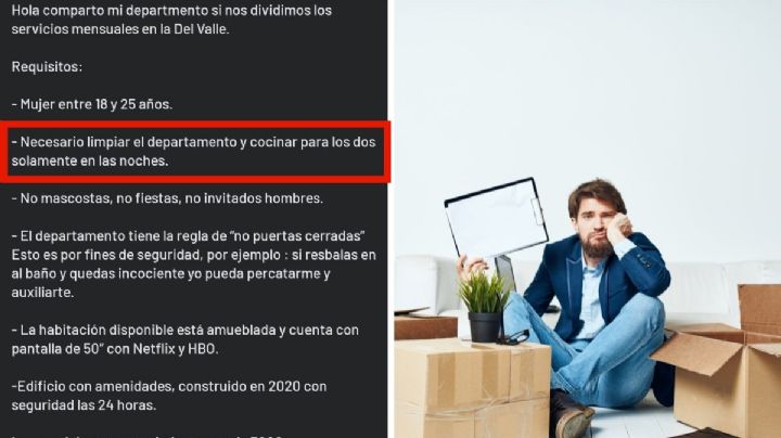 “Se busca roomie que haga la cena y limpie” requisitos para vivir en la Del Valle