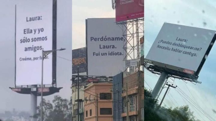 Espectaculares para Laura en CDMX: Detalles exagerados, ¿amor o chantaje?