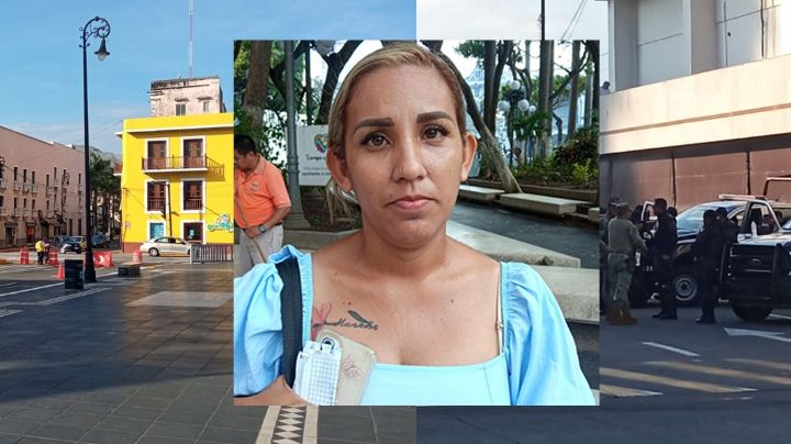 Con 3 hijas, Ana Laura resiste al desalojo de comerciantes del malecón    