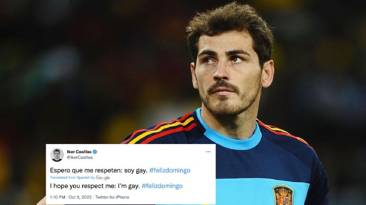 Iker Casillas reaparece y explica el polémico tuit en donde señaló ser gay
