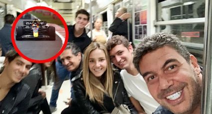 FOTOS: Elías Ayub lleva a hija de Carlos Slim en el Metro para llegar a GP de México