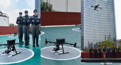 Con drones, combatirán desde el aire a la delincuencia en CDMX