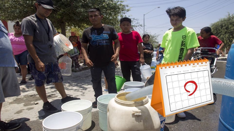 La reducción de agua empezó desde este viernes por la tarde.