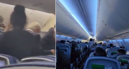 VIDEO: “¡Fuera, fuera!”, le gritan a AMLO en avión, previo a marcha en defensa del INE