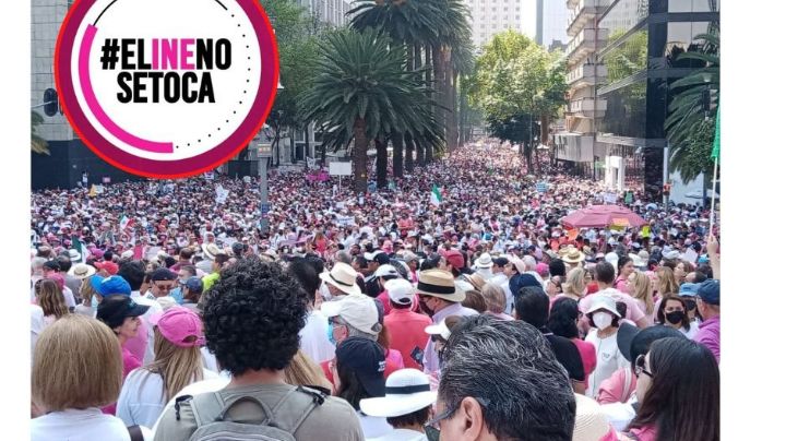 VIDEOS: "México marcha por la democracia", corean miles en defensa del INE