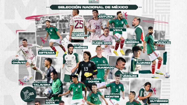 Así quedó la lista de convocados de México para el Mundial de Qatar 2022