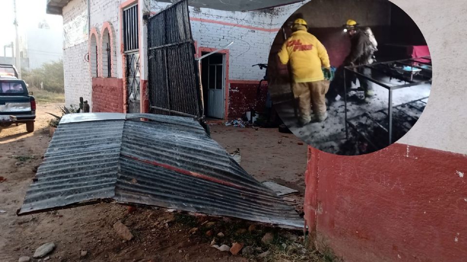 Las puertas del establecimiento fueron derribadas.