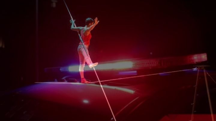 Cuerda de seguridad falla, trapecista de circo en Ixmiquilpan cae al vacío | FOTO