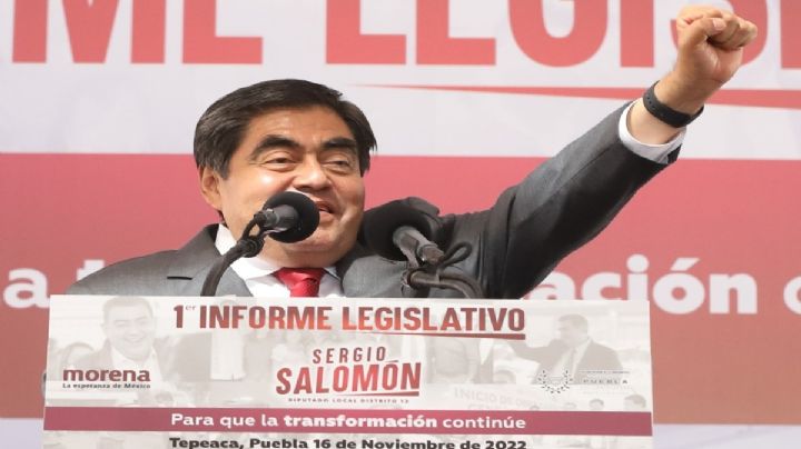 Acompañará Miguel Barbosa a AMLO a su marcha del 27 de noviembre en CDMX