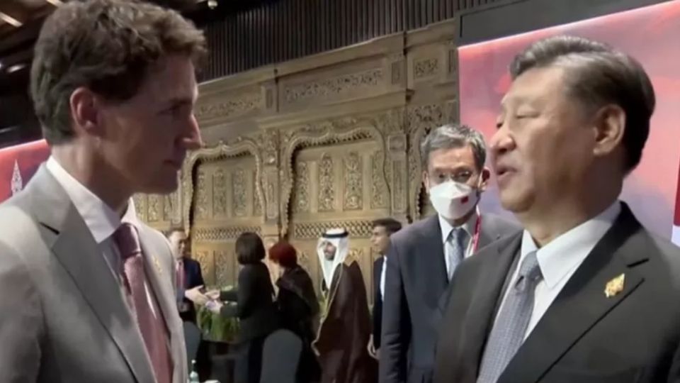 Xi Jinping se encaró con Justin Trudeau