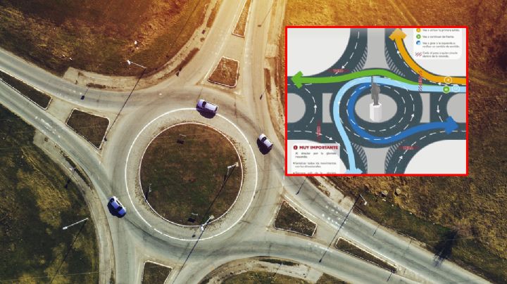 ¿Cómo circular de manera correcta en la glorieta del Puente Atirantado?