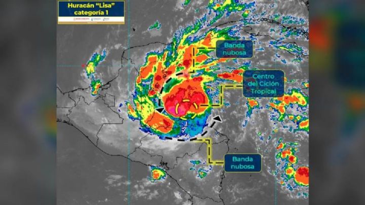Huracán “Lisa” toca tierra en Belice, se dirige hacía QRoo; "Martín" está arriba de Cancún