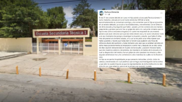 Alumnas toman refresco "misterioso" y se intoxican en secundaria de Pachuca