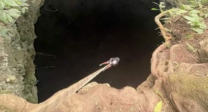Muere turista tras practicar rappel en caverna de SLP