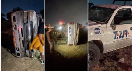 Funcionario ebrio de Tizayuca ocasiona accidente en la México-Pachuca | FOTOS