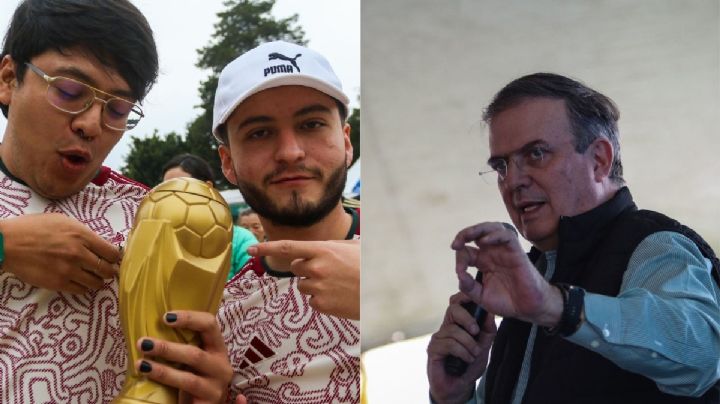 ¿Qué pidieron aficionados a Ebrard para Mundial Qatar 2022?