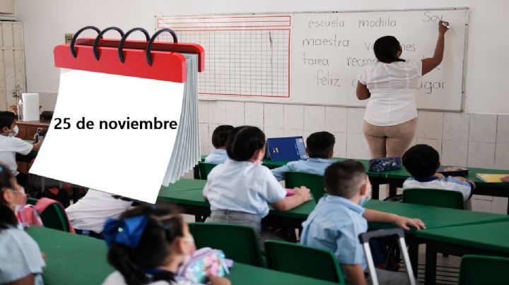 ¿Habrá clases este viernes 25 de noviembre? Esto dice la SEP