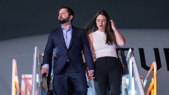 Boric, presidente de Chile, llega a México para reunión con AMLO