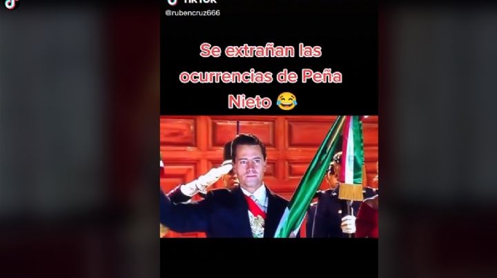 VIDEO: En Tiktok extrañan los momentos “memorables” de Peña Nieto