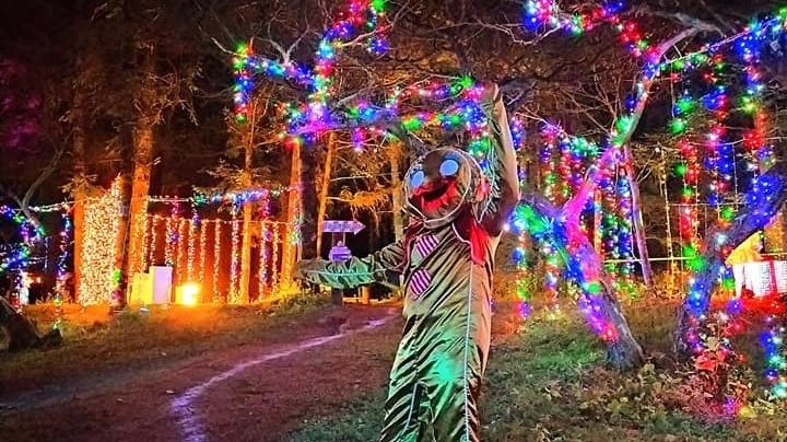 Santa Claus llegó a la ciudad, visita el Bosque Iluminado de Pachuca