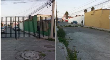 Quejas de ciudadanos en Pachuca por tapar calles y obstruir paso a otras colonias