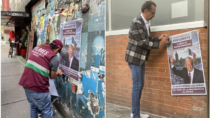 Trabajadores de CDMX promueven marcha de AMLO, denuncian corrupción