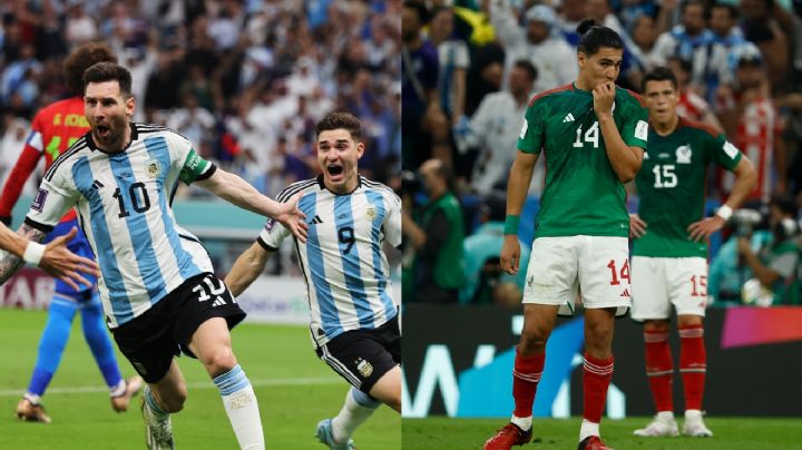 México pierde ante Argentina y tiene un pie fuera del Mundial de Qatar 2022