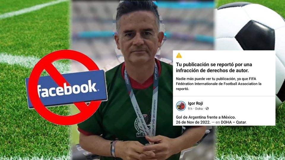 Por derechos de autor, el exalcalde fue sancionado en Facebook